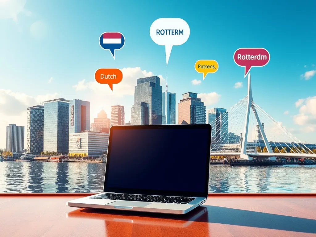 Explore Rotterdam: Exciting Dutch Lessons & Online Courses